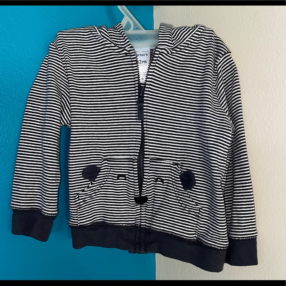 12 month hooded zip up jacket